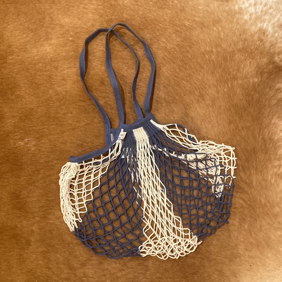 Filt French Market Tote White Blue - Picture 2 of 4